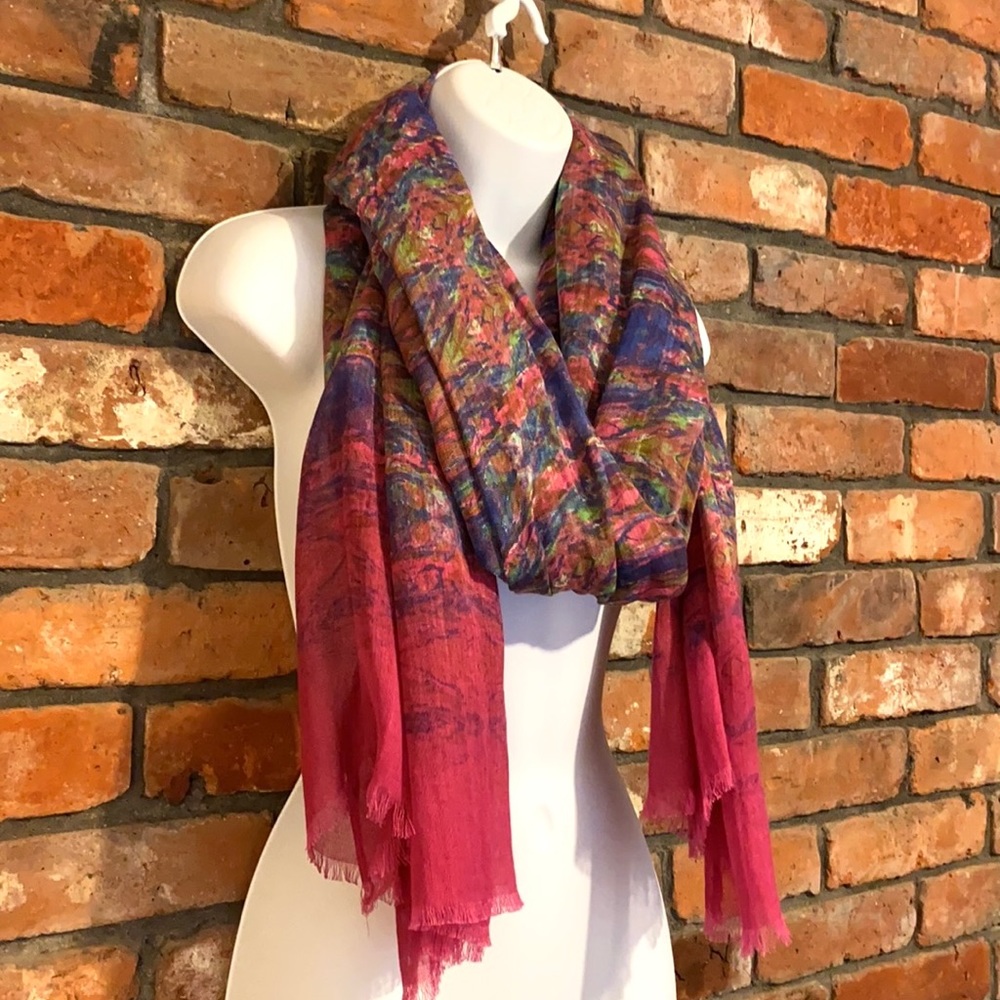 ๐HP๐ Twelfth Street by Cynthia Vincent Watercolor Scarf - Picture 4 of 7